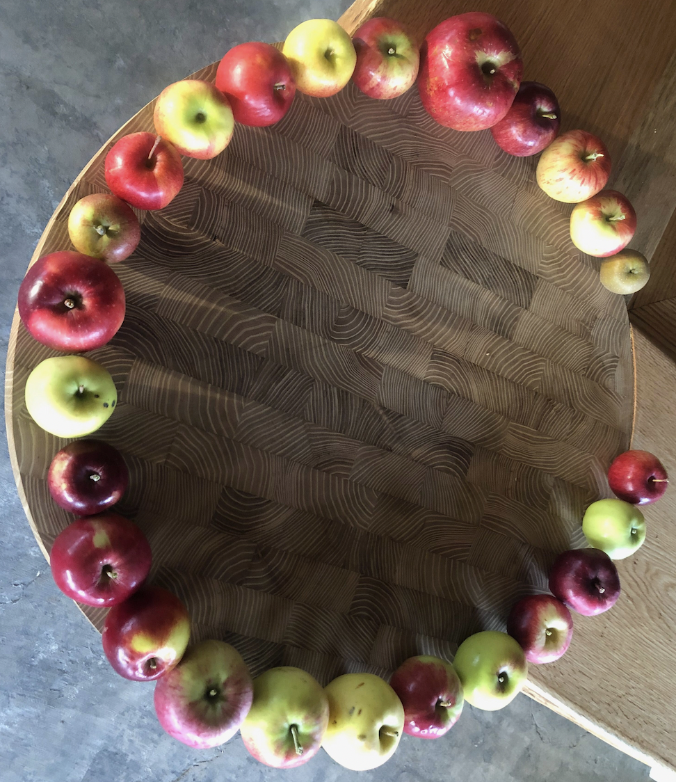 Display of rare and heritage apple varieties